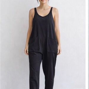 Black Sleeveless Jumpsuit